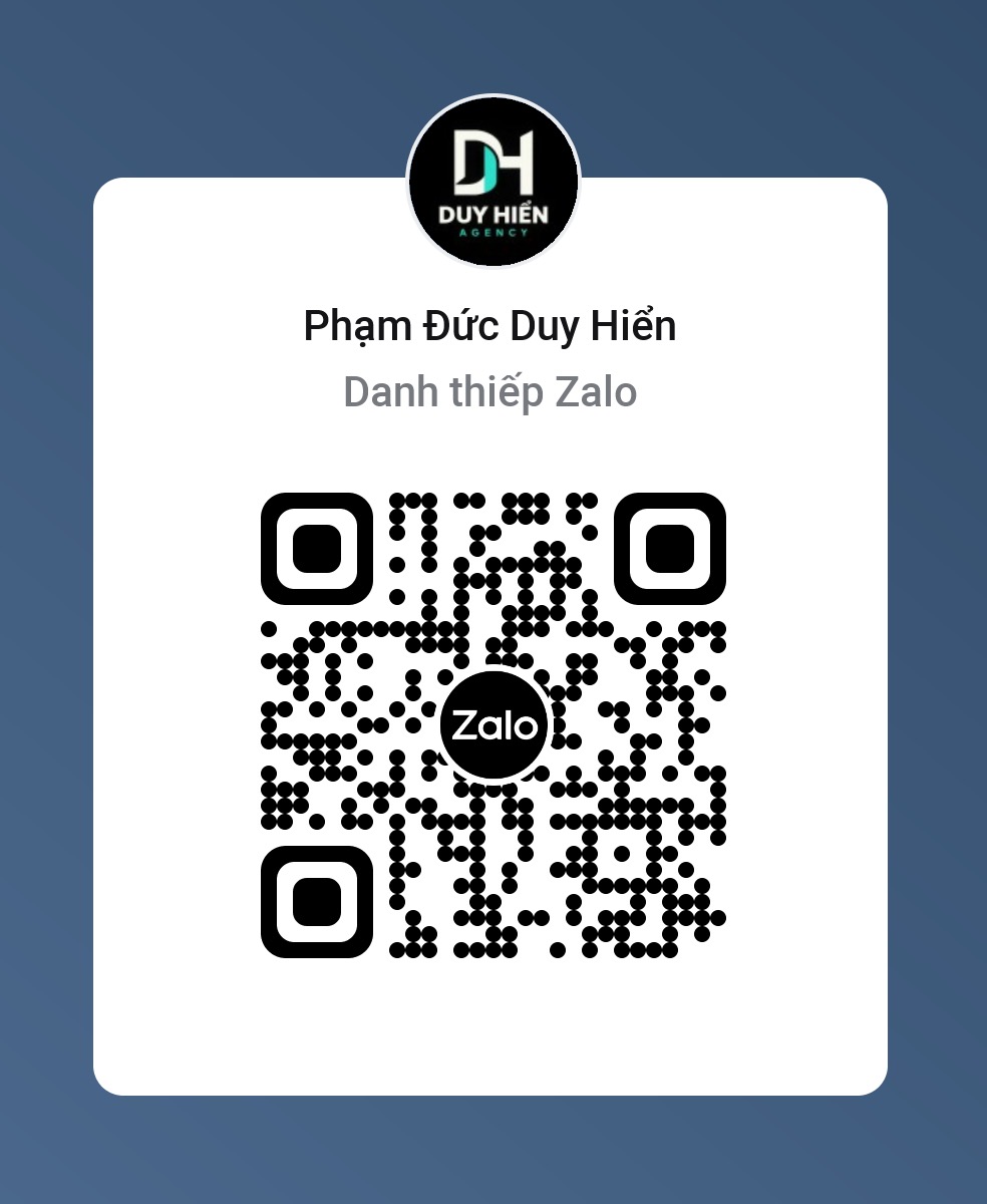 Mã QR Zalo mới của Phạm Đức Duy Hiển, Duy Hiển Agency